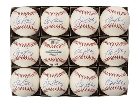 One Dozen (12) Stephen Strasburg Single-Signed Official Major League Baseballs (MLB Authenticated)